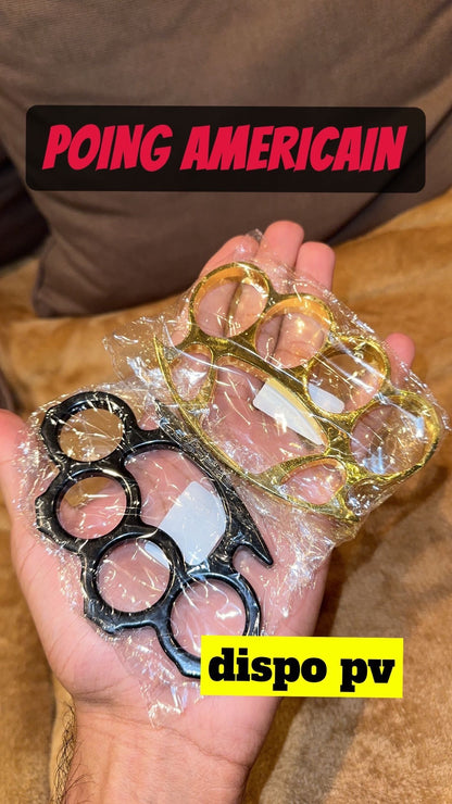 POING AMERICAIN NOIR