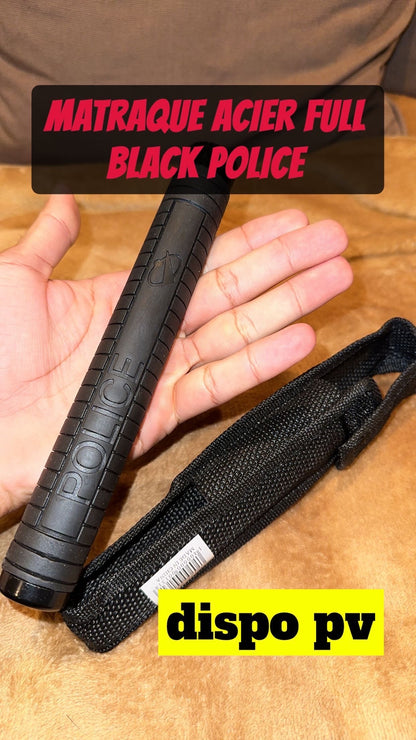 MATRAQUE TELESCOPIQUE "POLICE" - 19cm