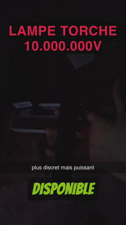LAMPE TORCHE TASER - 10.000.000 V